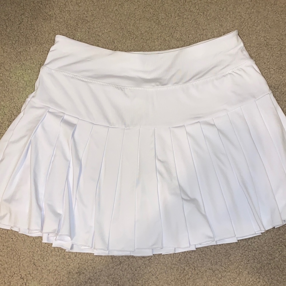 Pleated tennis skort